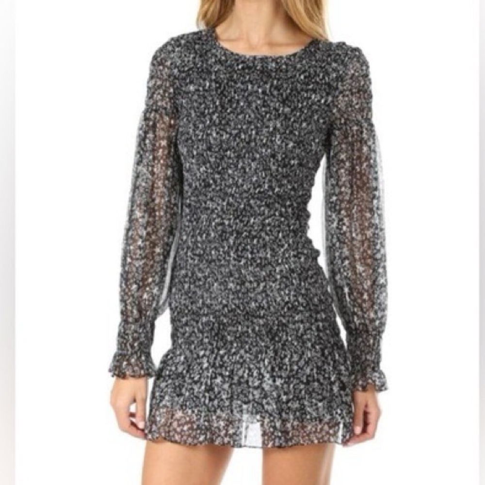 LOVE SHACK FANCY silk Scarlett Mini Dress NWT